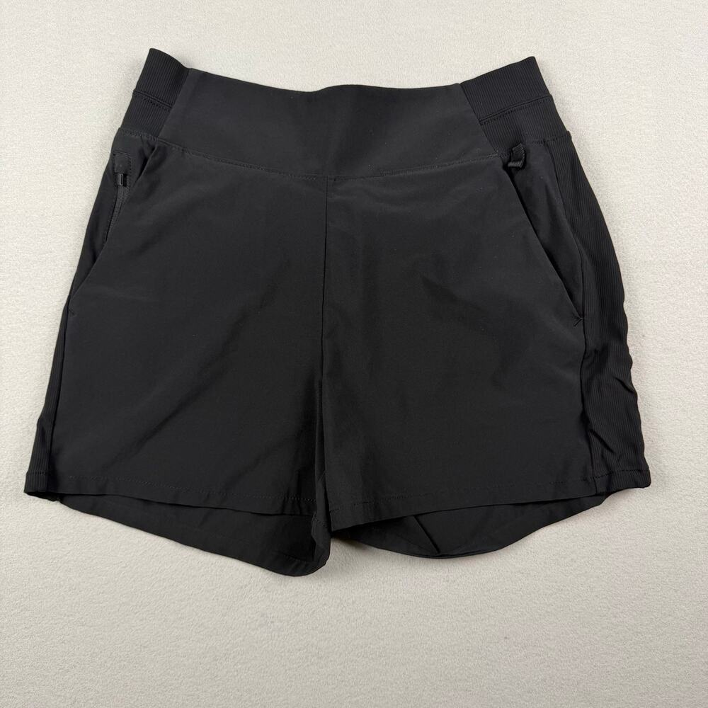 Athleta Brooklyn Black Athletic Shorts Size 4